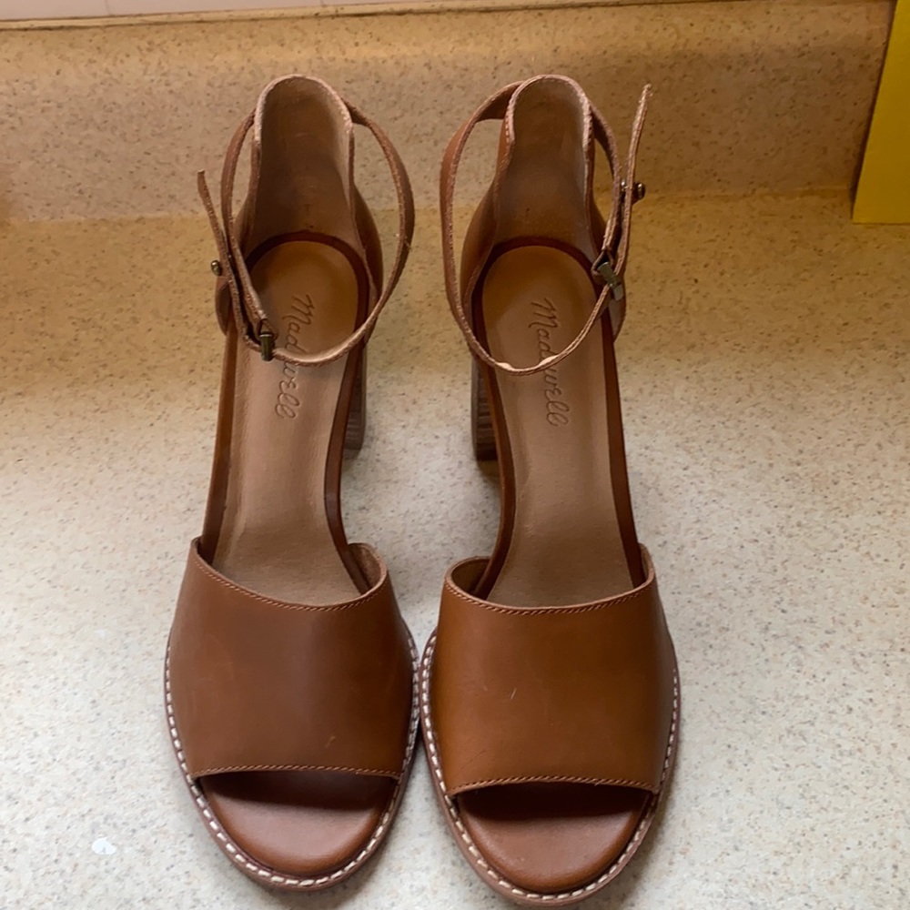 Madewell brown heel. Size 8.5